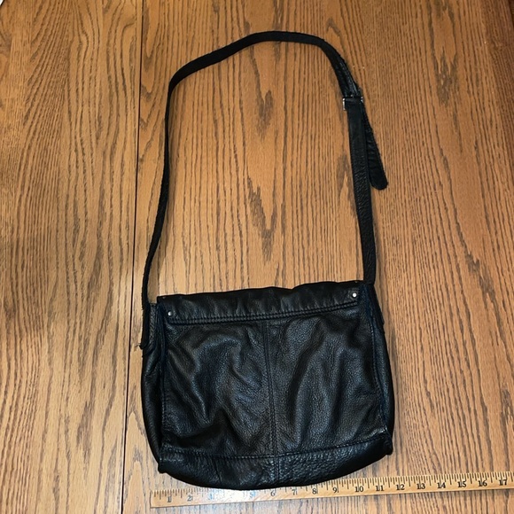 J Jill genuine leather crossbody saddlebag - Picture 3 of 16